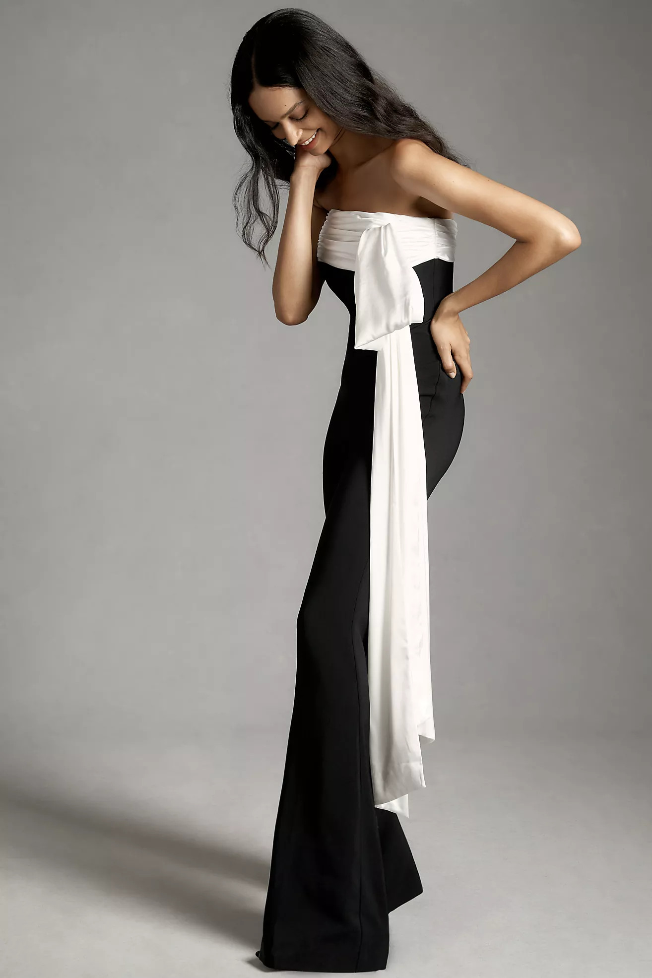 Hutch Bow-Front Jumpsuit | Anthropologie (US)