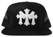 Buy Chrome Hearts Cemetery Trucker Hat 'Black' - 1383 100000701CTH BLAC