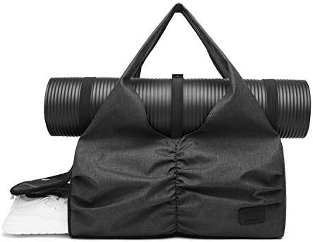 Fashion Women Yoga Gym Bag with Independent Shoe Compartment and Yoga Mat Holder | Amazon (US)