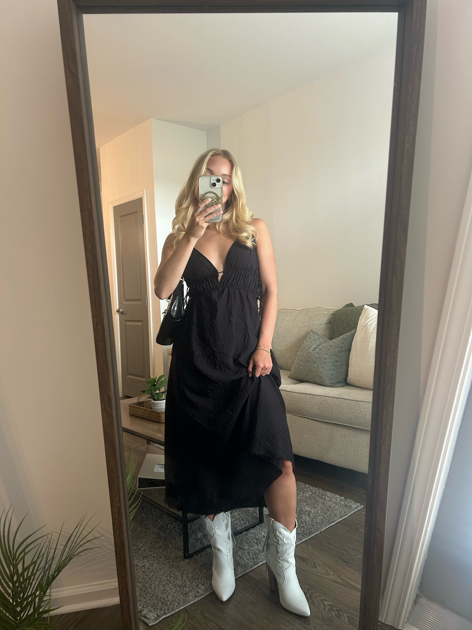 this dress is a staple for summer🤍 and the cutest boots

#LTKBeauty #LTKStyleTip #LTKFestival