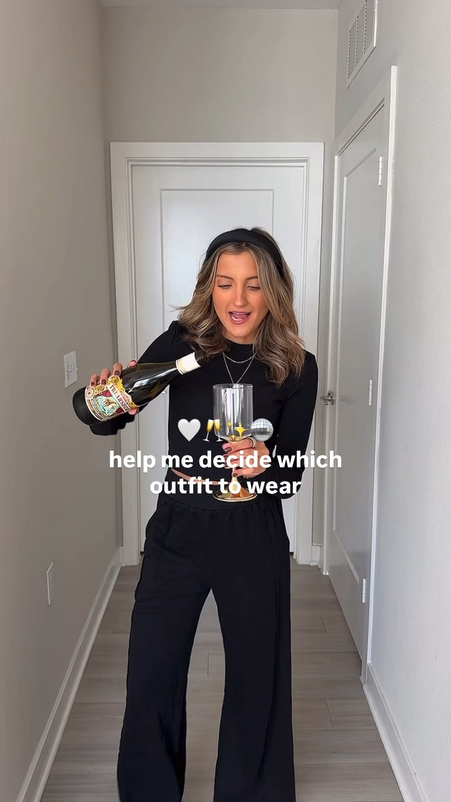 help!!! which outfit for tonight’s holiday season kick off 🥂🪩✨all @nordstrom Open Edit #nordstrompartner find them linked on my LTK @shop.ltk #shopltk #liketkit 
