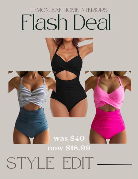 Grab a cute swimsuit for a steal! Only $15 and comes in many colors. Walmart fashion



#LTKSaleAlert #LTKMidsize #LTKOver40