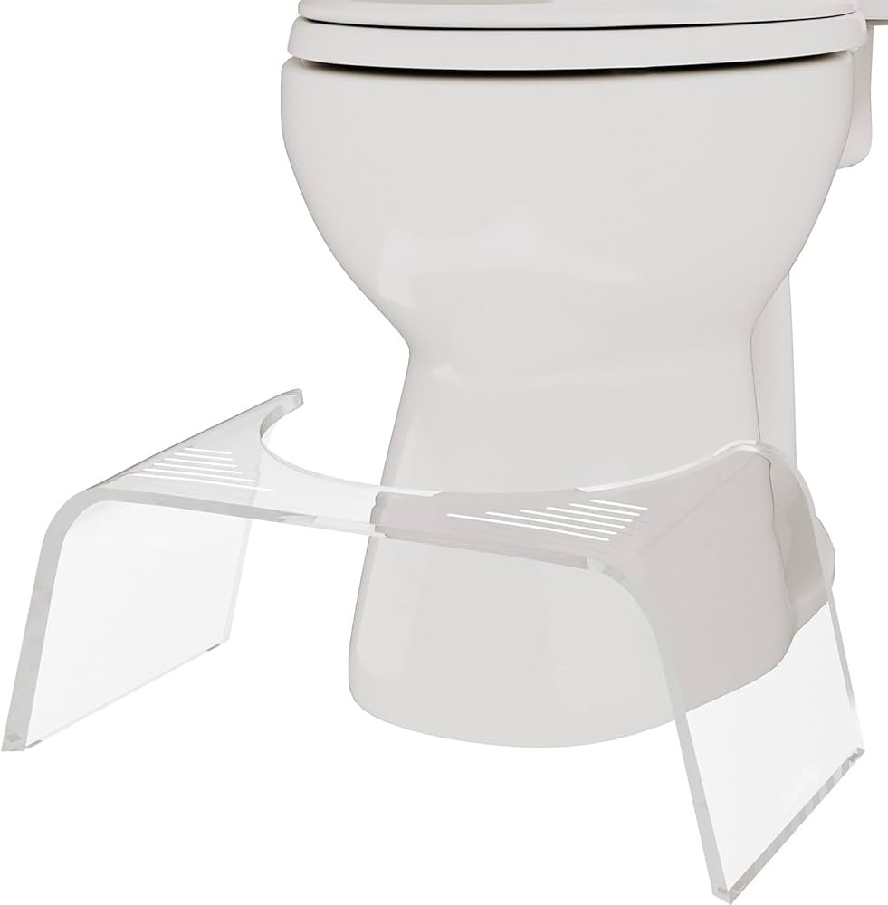 Squatty Potty Ghost Acrylic Toilet Stool, 7" | Amazon (US)