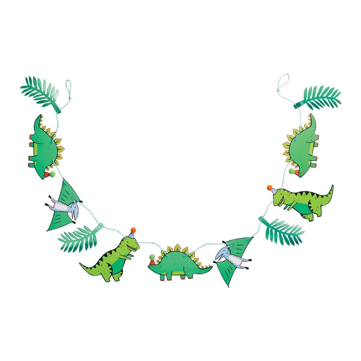 Fossil Friends Dinosaur Party Decorative Banner Green - Spritz™ | Target