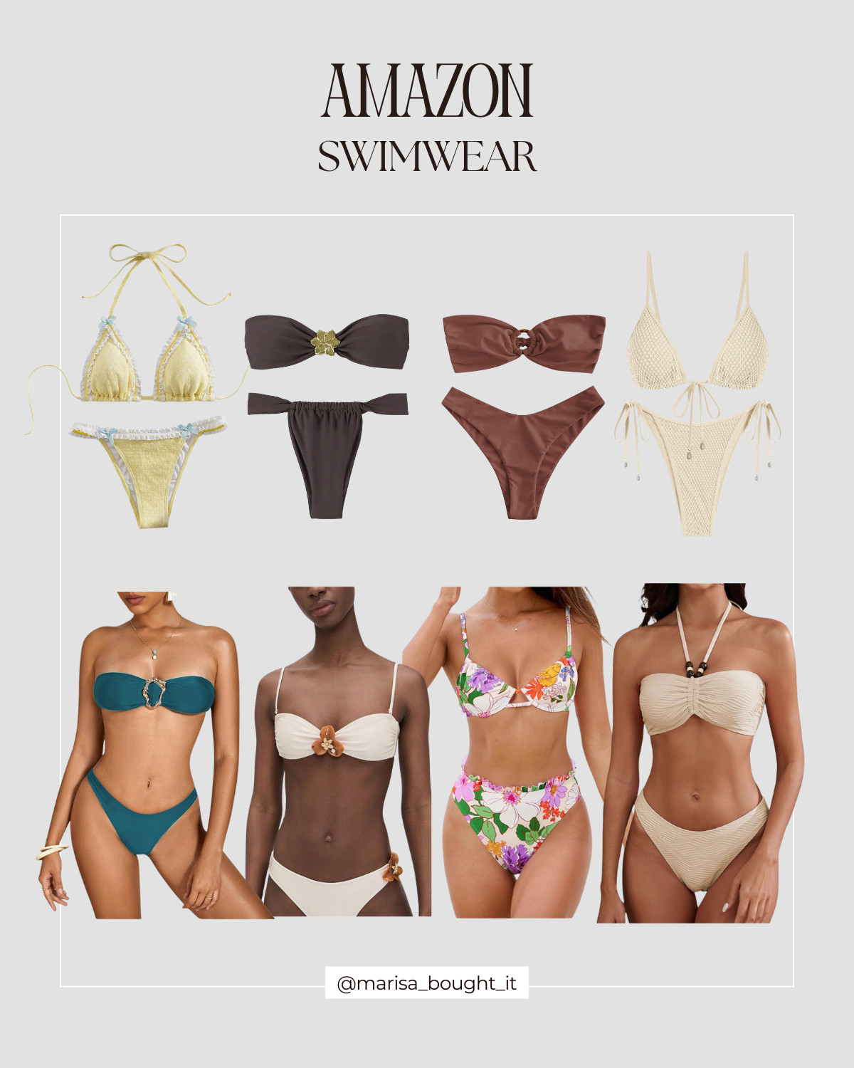 My favorite swimsuits are in this shoppable photo! Perfect for a fun day at the beach. 

Amazon swimwear, beach day essentials, trendy swimsuits, tropical vibes, vacation style, poolside fashion, summer looks, shoppable finds 🌊☀️

I earn commissions from qualifying purchases.

#AmazonSwimwear #BeachStyle #SwimsuitSeason #VacationVibes #PoolsideLook #SummerFashion #TropicalStyle #AmazonFinds
 

 #LTKootd #LTKSwim
