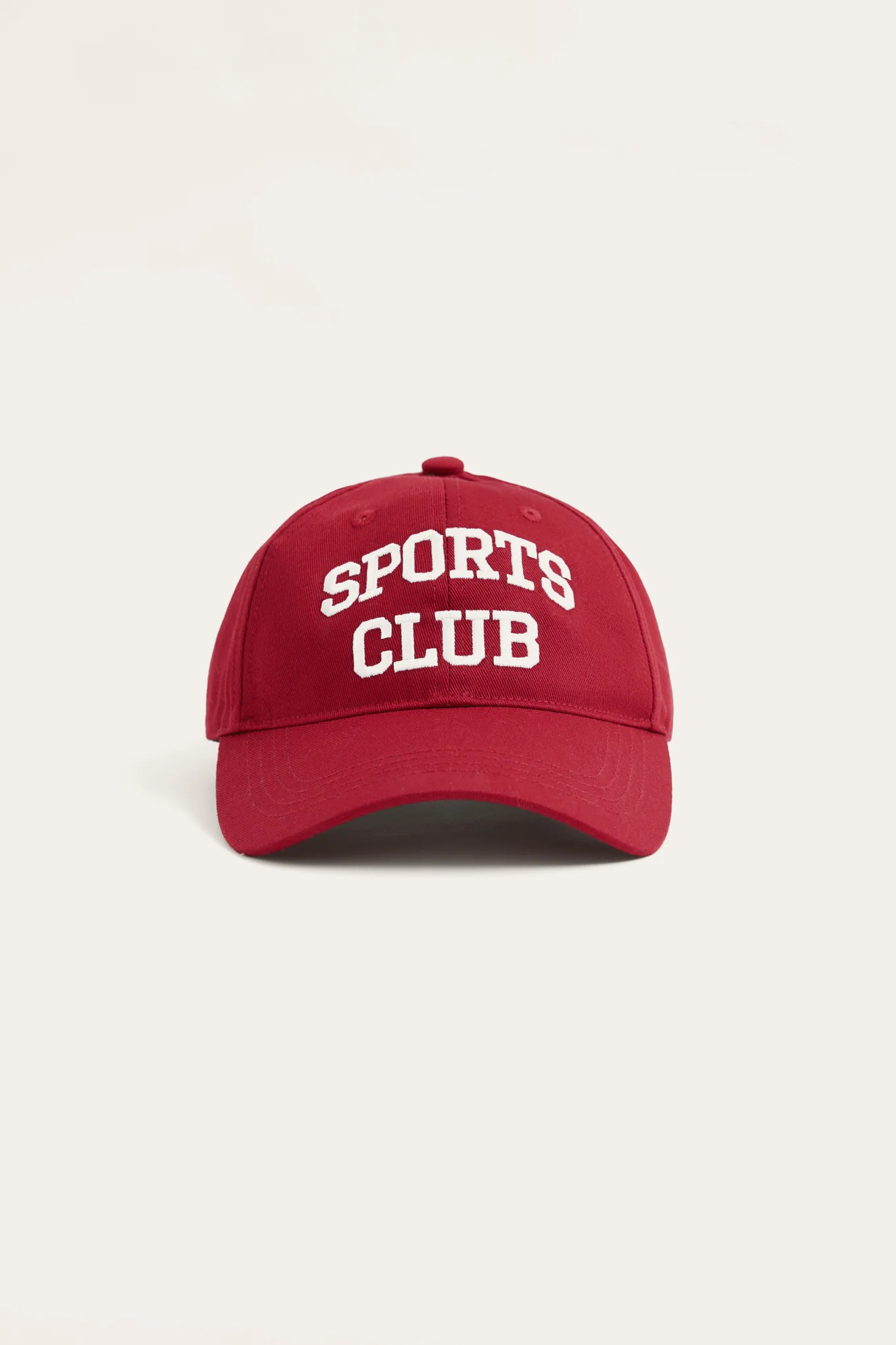 Red Sports Club Embroidered Cap | 4th & Reckless
