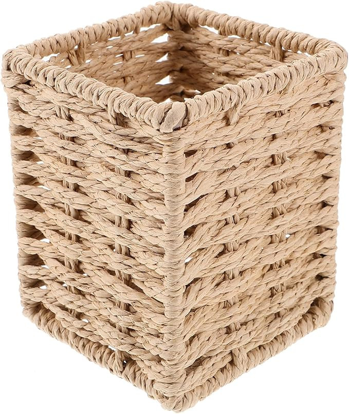 Alipis pencil holder lead pencils makeup brush paper organizer woven basket pen holder for desk u... | Amazon (US)