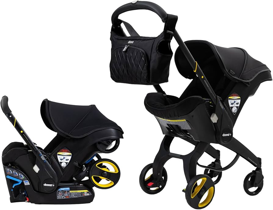 Doona Car Seat & Stroller, Safe and Supportive Travel System - Midnight Edition | Amazon (US)