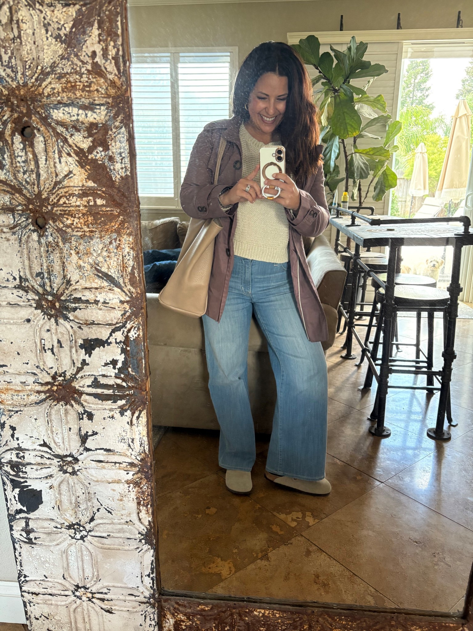 Crazy spring weather today! Pulled out my vintage London Fog rain jacket! 
Teacher outfit
Spring rainy day

#LTKOver40 #LTKPetite #LTKSeasonal