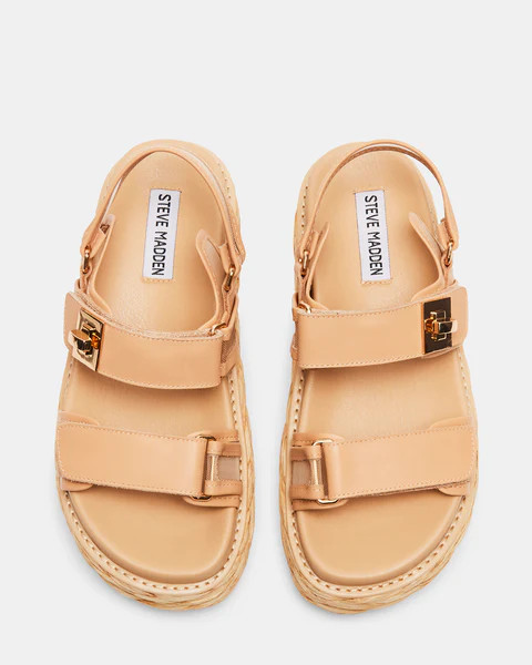 BIGMONA MESH NATURAL LEATHER | Steve Madden (US)