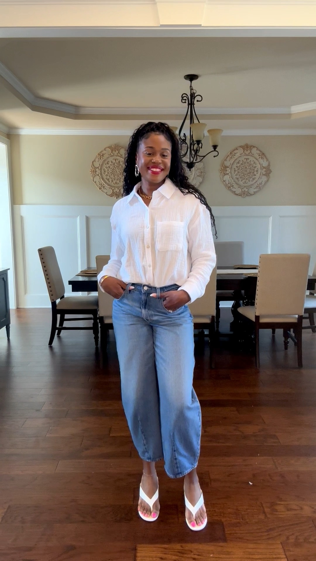 Shirt - medium
Jeans - 8
Shoes - 10

#LTKootd #LTKdayinmylife