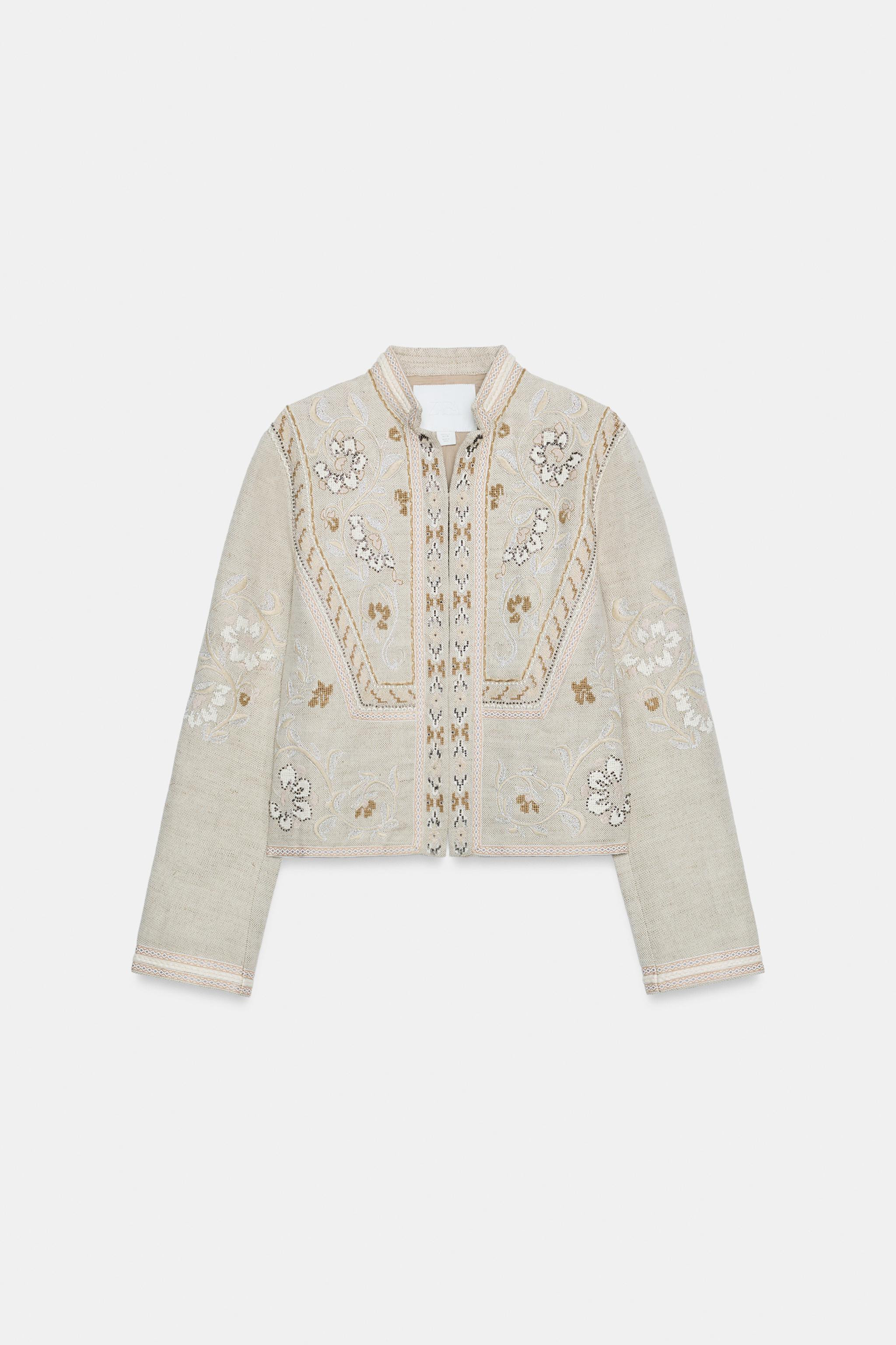GEBORDUURDE JAS ZW COLLECTIE | Zara US