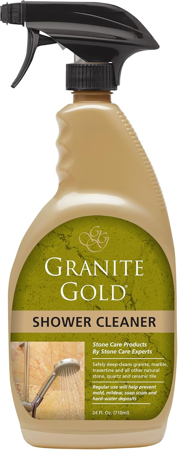Granite Gold Shower Cleaner Spray for Quartz, Granite, Marble, Ceramic, and Other Stone Tub Surfa... | Amazon (US)