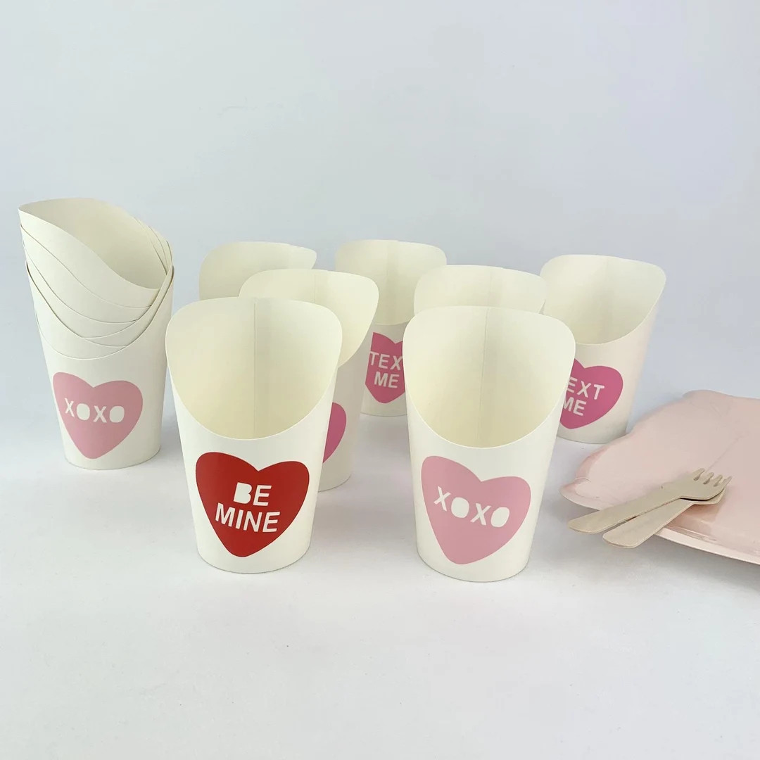 Valentines Day Charcuterie Cups - Valentine's Day Party Decor, Galentines Party Favor Cups, Sweet... | Etsy (US)