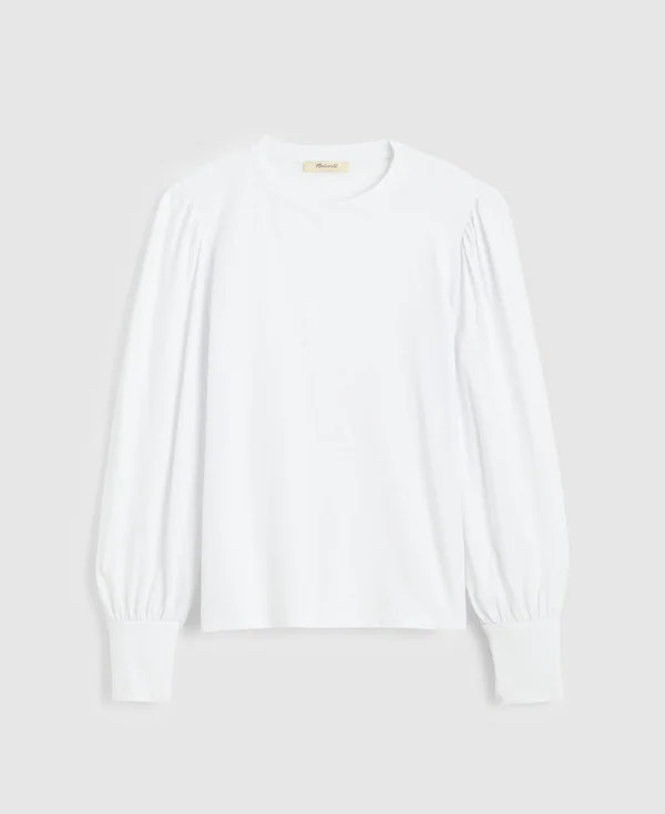 Smocked Long-Sleeve Top | Madewell | Madewell