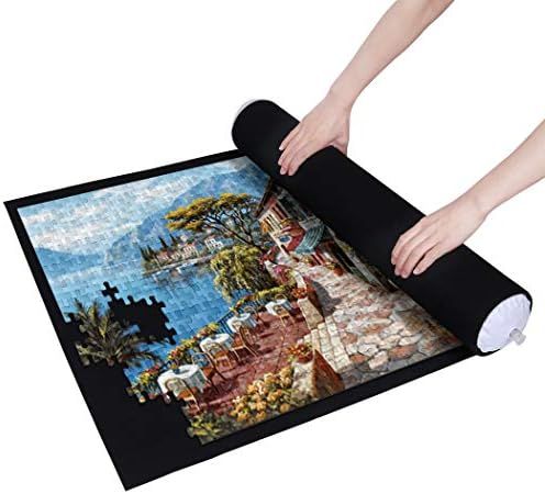 Becko Puzzle Mat Roll Up Puzzle Mats for Jigsaw Puzzles Puzzle Roll Up Mat Puzzle Keeper Puzzle Stor | Amazon (US)