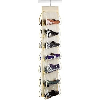 Handy Laundry Hanging Shoe Organizer - 14 Pockets - Clear Pockets Will Protect Your Shoes, Handba... | Amazon (US)