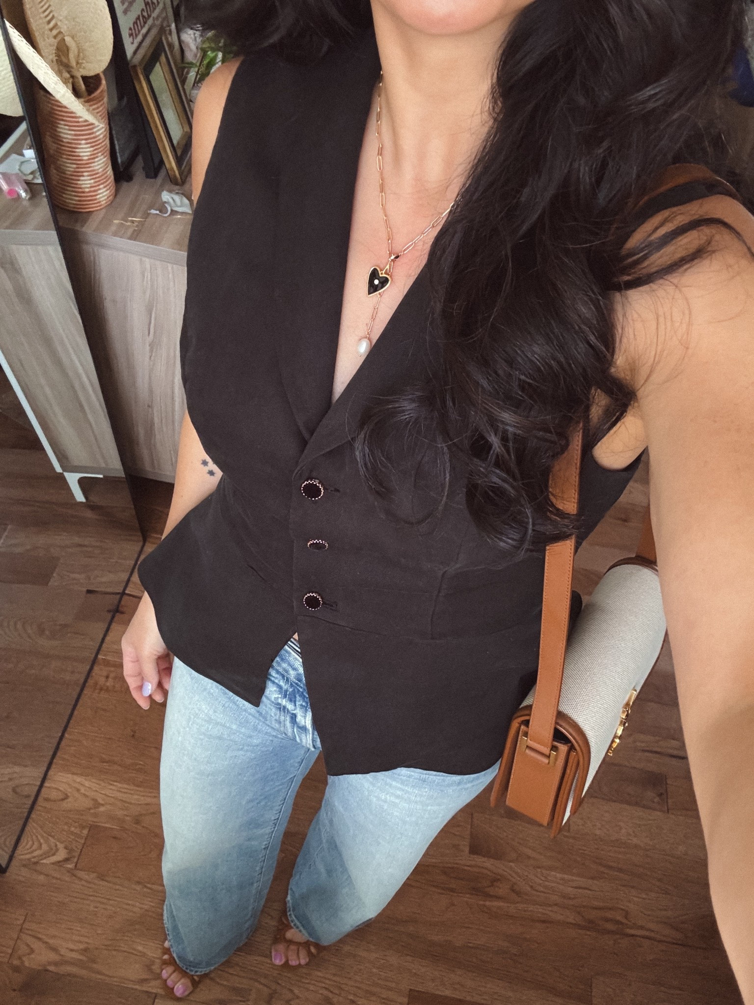 Wearing last summer’s staple top with some wide-leg jeans for these warmer temps. 

#LTKShoeCrush #LTKItBag #LTKStyleTip