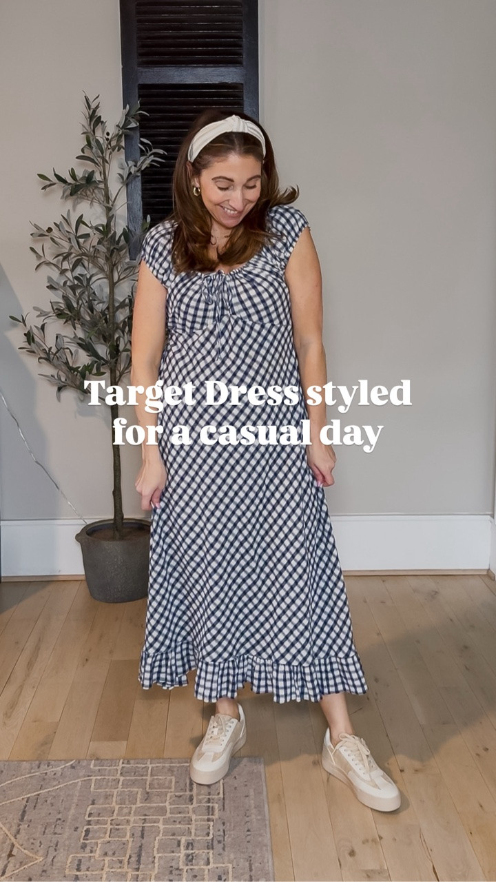 A dress and sneakers was always my go to combo for teaching! 

When I saw this dress on the hanger I knew it would either be super cute…. ooooooor it would give total picnic tablecloth vibes!? 

Want this look? Just say DRESS below

https://liketk.it/6dstc #teacherstyle #targetfashion