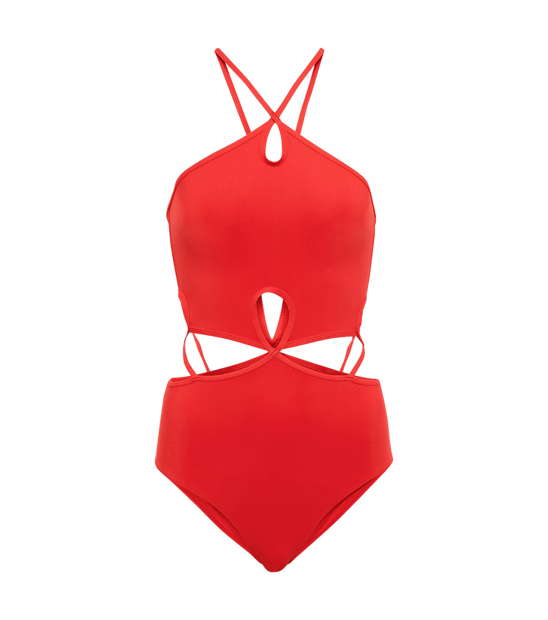 Cutout halterneck swimsuit | Mytheresa (INTL)