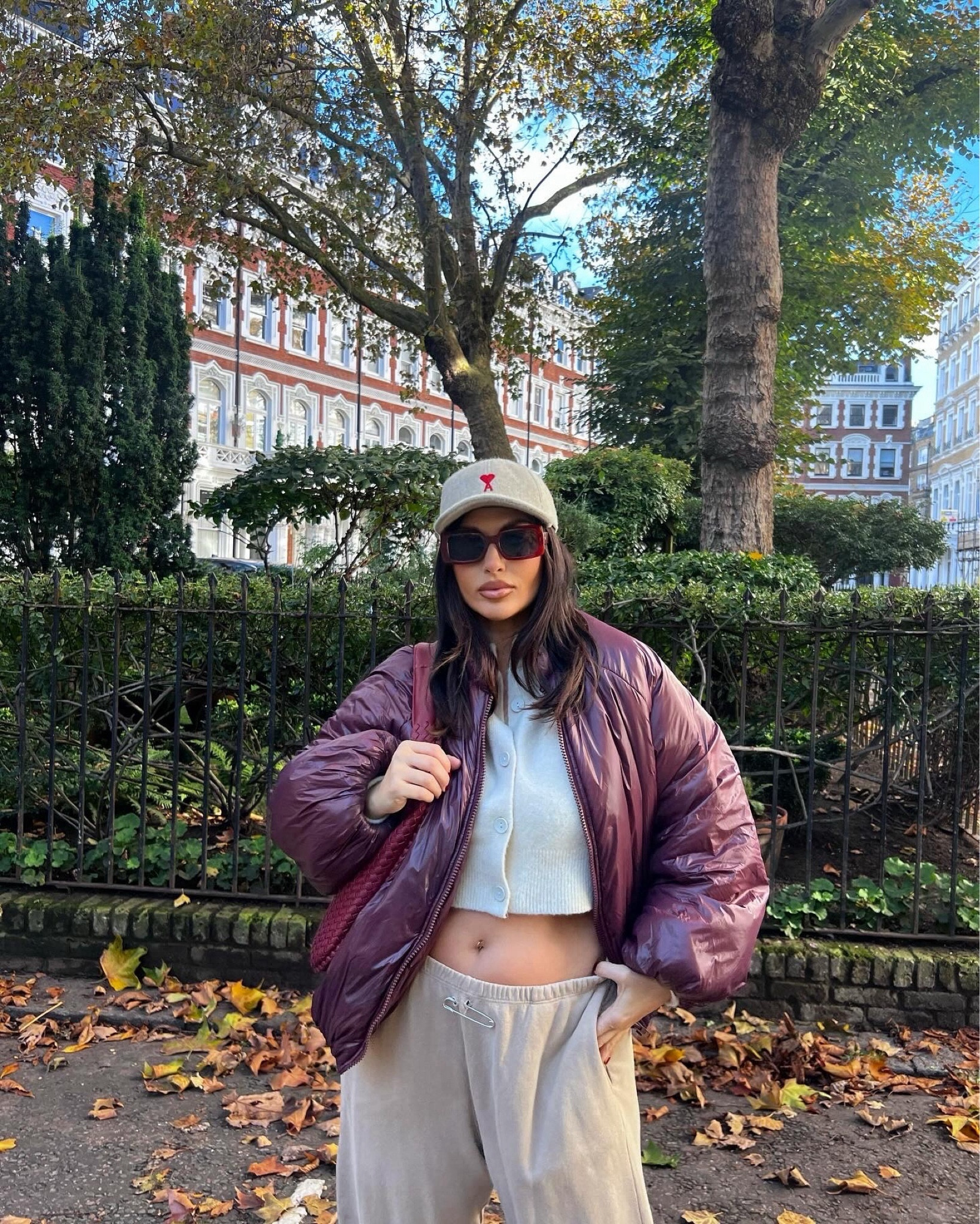 Autumn sunny days 🍂🍁 Loving this bomber/puffer …I’m wearing size 14 xx