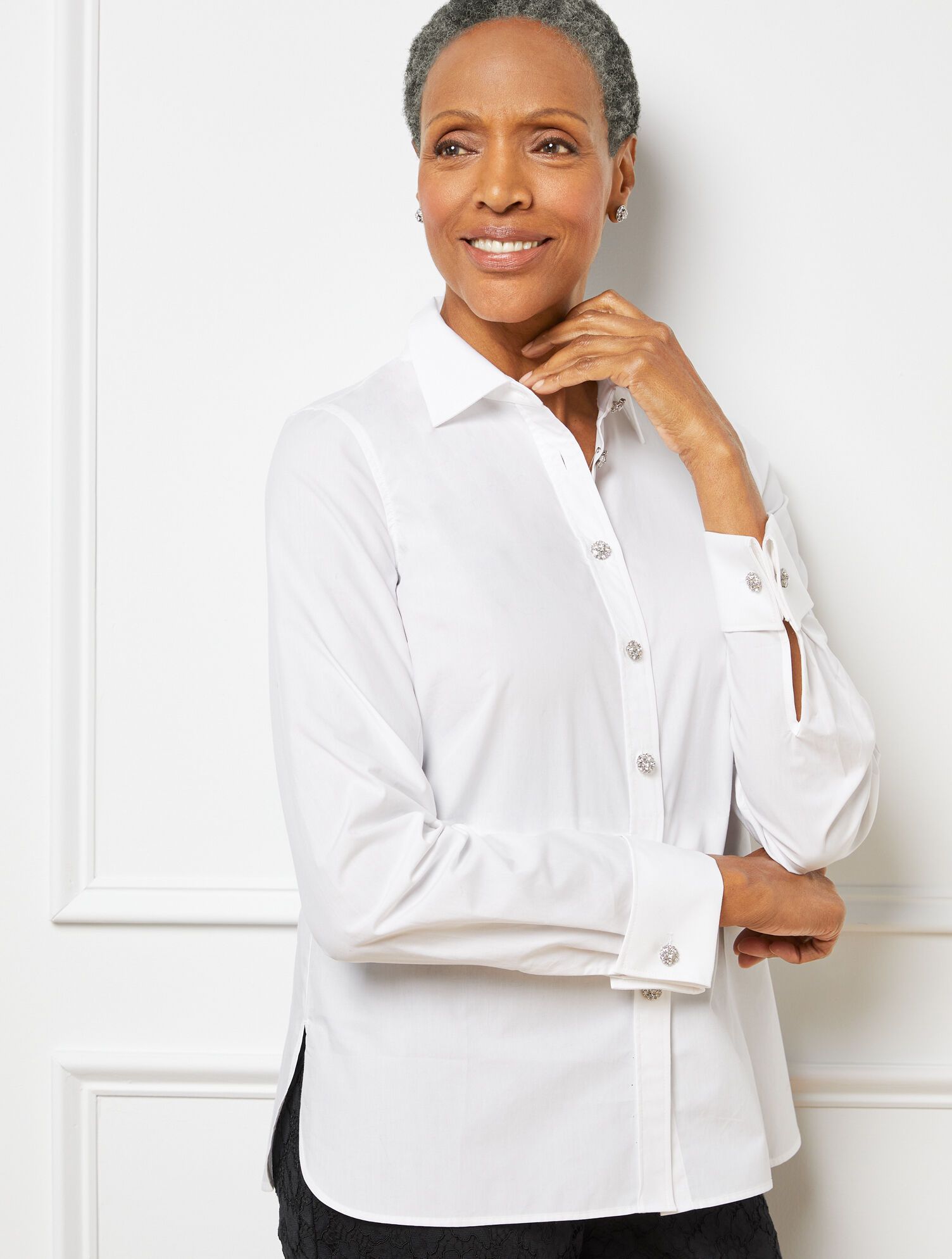 Poplin Shirt - French Cuff | Talbots