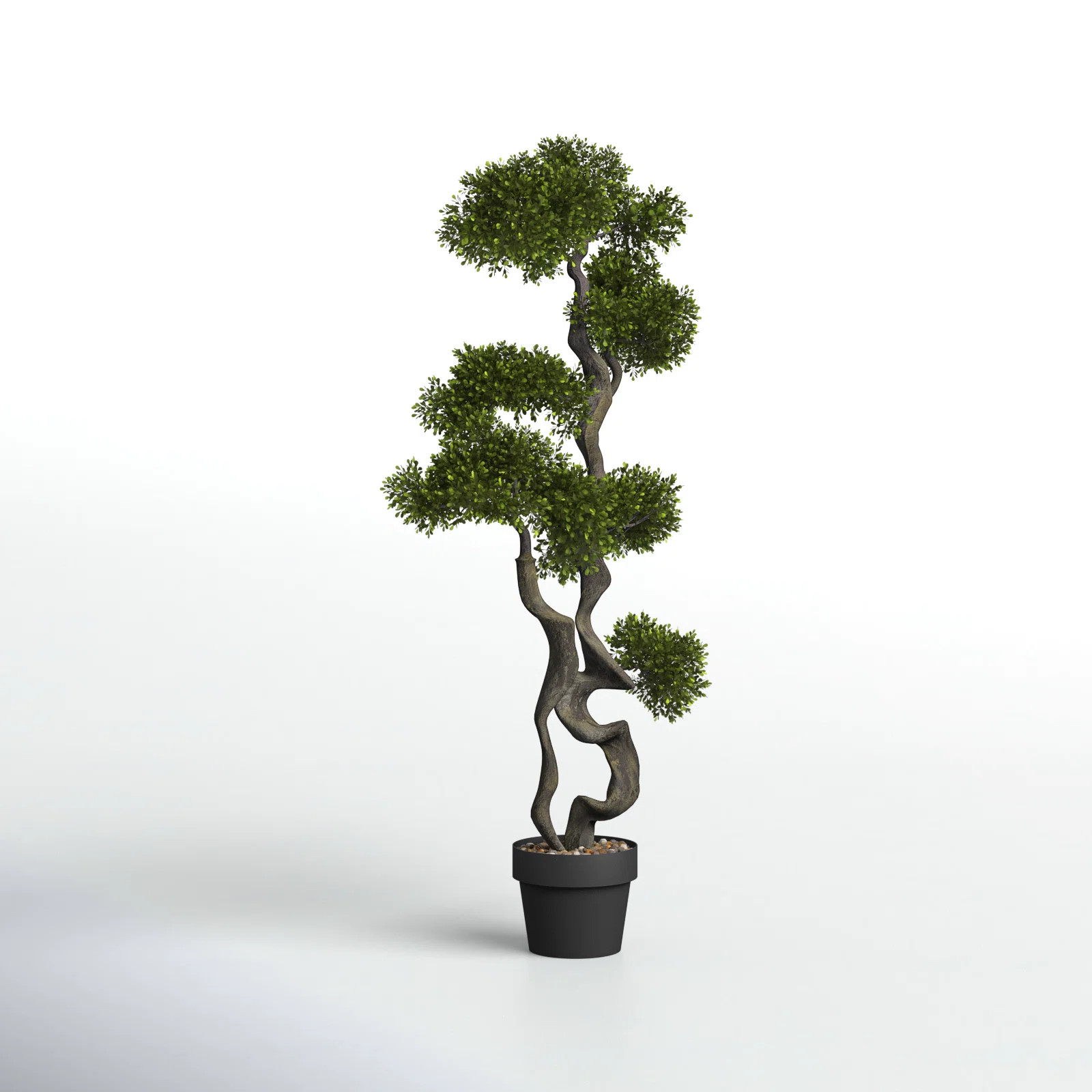 Panama 37'' Faux Bonsai Tree in Pot Liner | Wayfair North America