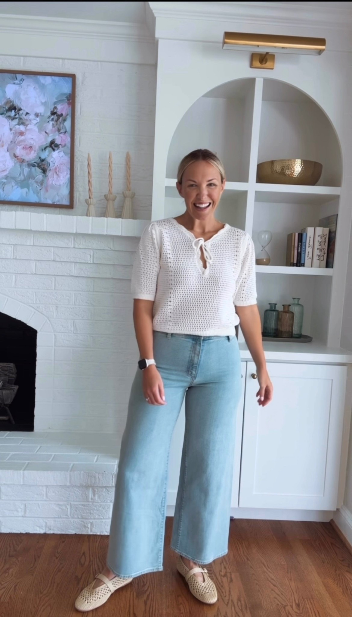 Target wide leg jeans 30% off - fall outfit - casual weekend outfit - wearing a size 10 in the jeans 

#LTKSaleAlert #LTKWorkwear #LTKStyleTip