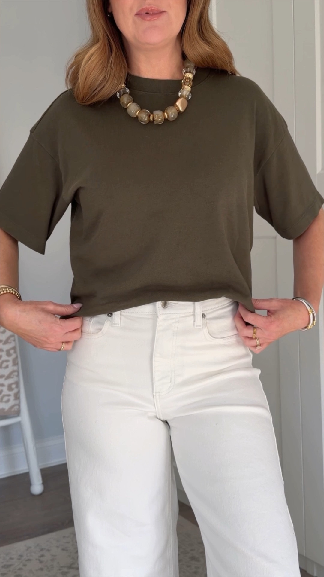 The Target design team definitely deserves a raise. These white jeans might be the BEST white jeans I’ve ever put on. The look so much like Mother jeans - elongating, booty lifting, high rise, comfortable, not see through AT ALL. And even better…they’re just $28. Definitely size up! This cinch waist denim jacket is also designer inspired and is made of the softest lightweight denim. I also found a couple of elevated basic tees that I honestly cannot believe are from Target and some trendy spring/summer accessories that won’t break the bank👏🏼🙌🏼

Target mini haul, what to buy at Target, spring trends 2026, elevated casual style, Target must haves, chic casual over 40 style
#trendy #viral



#LTKSeasonal #LTKOver40 #LTKTall