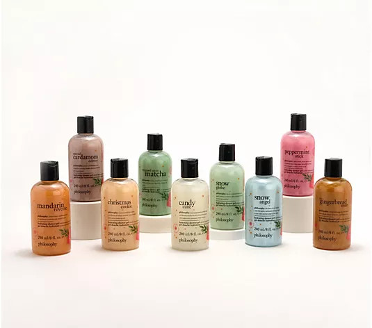 philosophy holiday special delivery 9pc 8oz shower gel collection - QVC.com | QVC