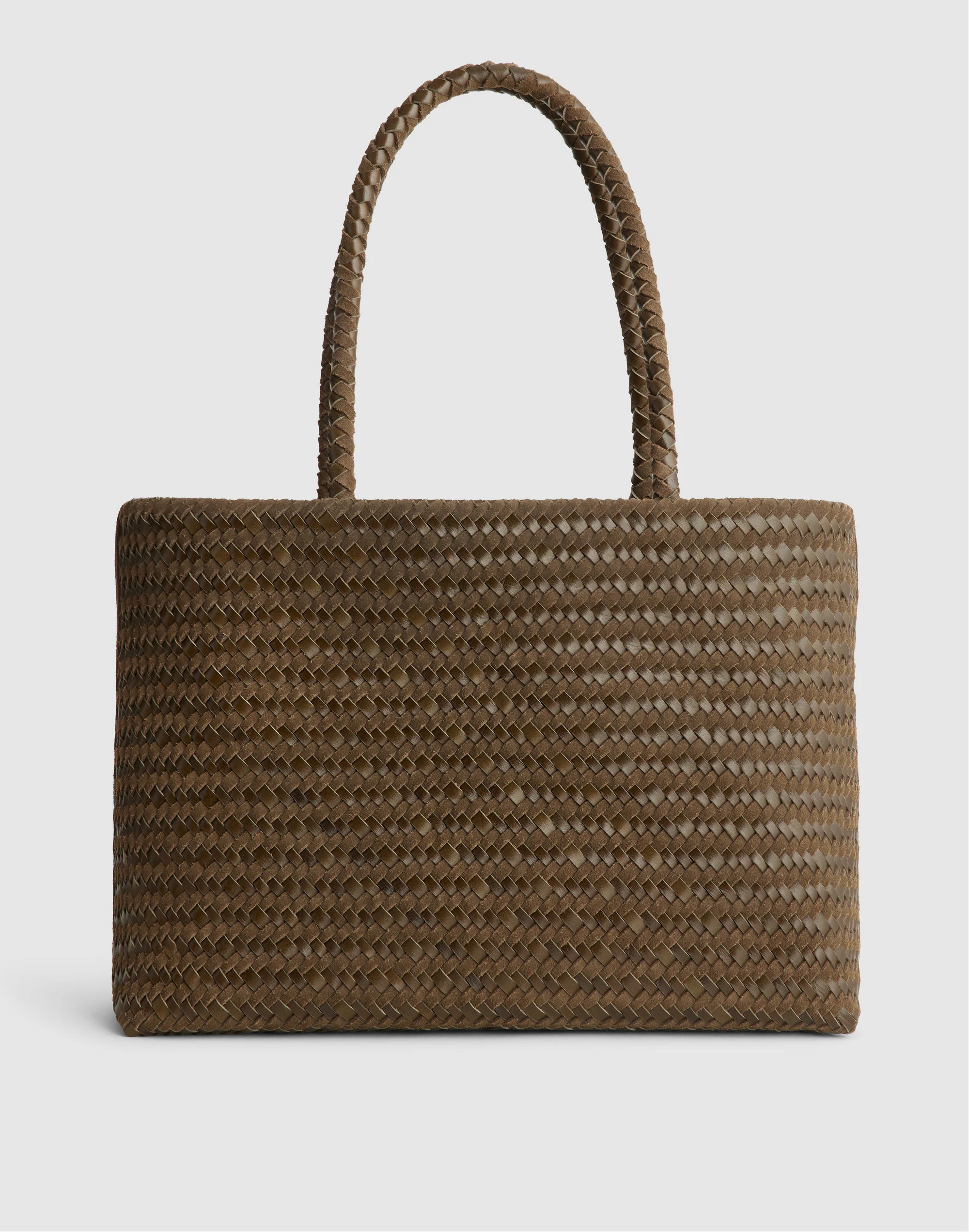 The Signature Woven Tote in Suede &amp; Leather | Madewell