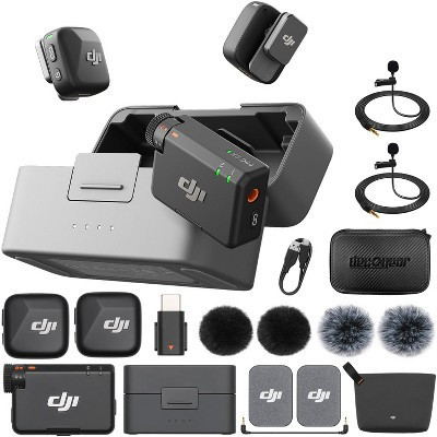 DJI Mic Mini (2 TX + 1 RX + Charging Case) Ultralight with Accessories | Target