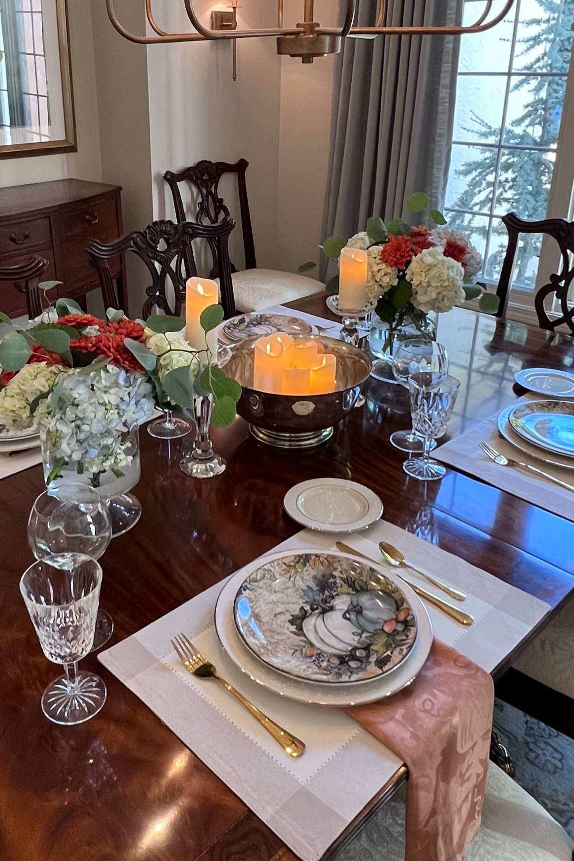 Fall tablescape 

#LTKhome #LTKSeasonal