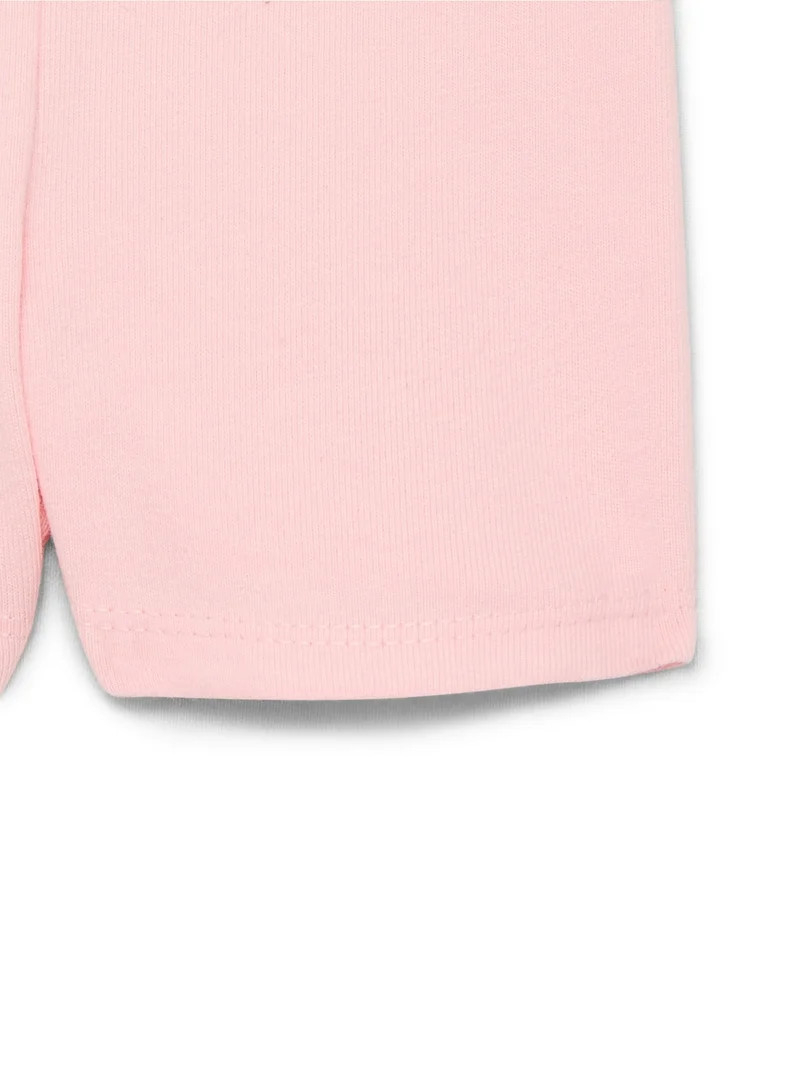 Wonder Nation Baby Girl Bike Shorts, Sizes 0-24 Months | Walmart (US)