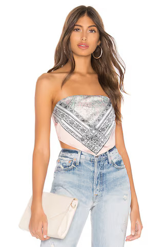 superdown Sophia Bandana Top in Pink from Revolve.com | Revolve Clothing (Global)