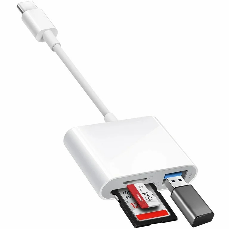 SIISLL USB 3.0 Type C Memory Card Reader for SD/Micro SD Cards | Walmart (US)