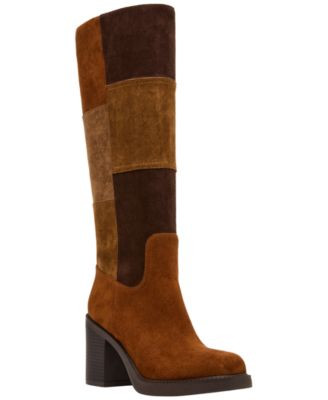 Women's Charity Patchwork Tall Platform Boots | Macy's