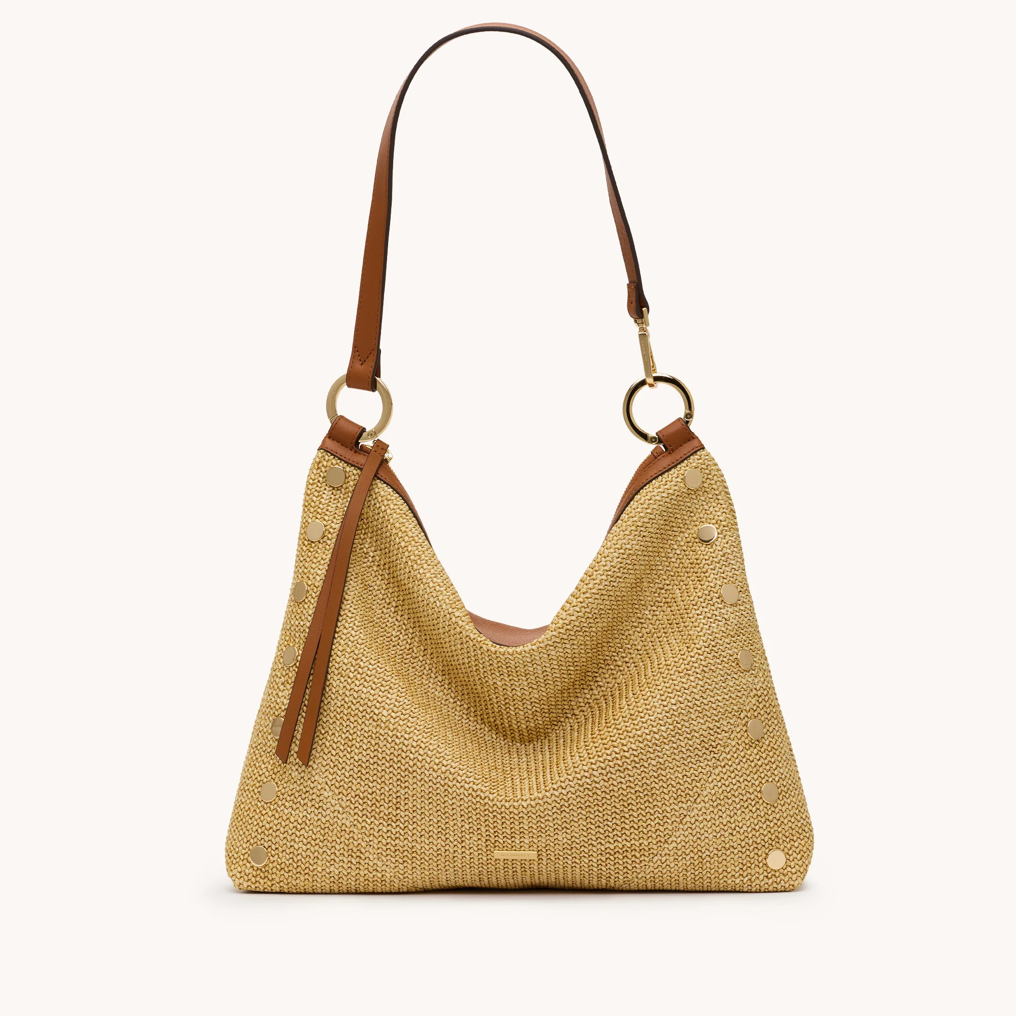 Kyle | Mahogany Pebble/Brushed Gold Red Zip | Med 840220524920 | Hammitt (US)