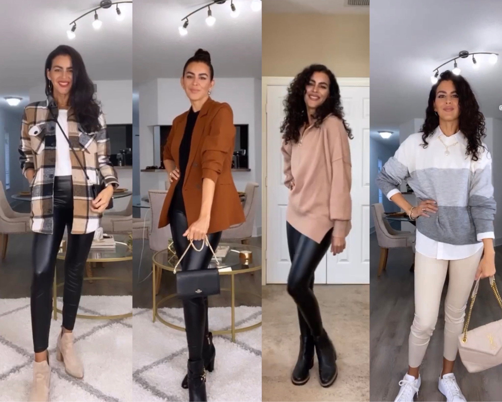 Best sellers!! Faux leather leggings, blazer, amazon shaket, ankle booties 

#LTKFind #LTKshoecrush #LTKSeasonal