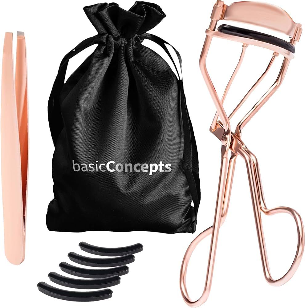 Eyelash Curlers Kit (Rose Gold), Premium Lash Curler for Perfect Lashes, Universal Eye Lash Curle... | Amazon (US)