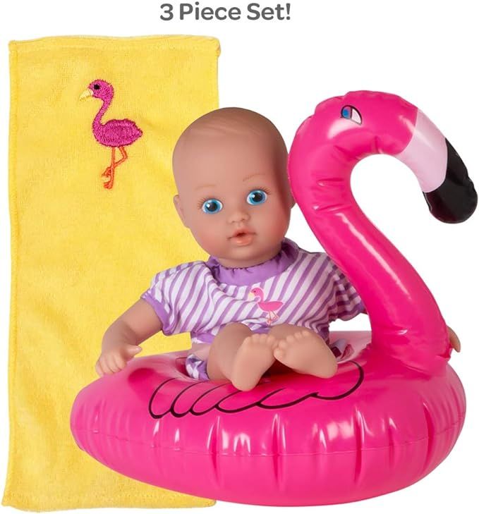 Adora Water Baby Doll, SplashTime Baby Tot Fun Flamingo 8.5 inch Doll for Bathtub/Shower/Swimming... | Amazon (US)