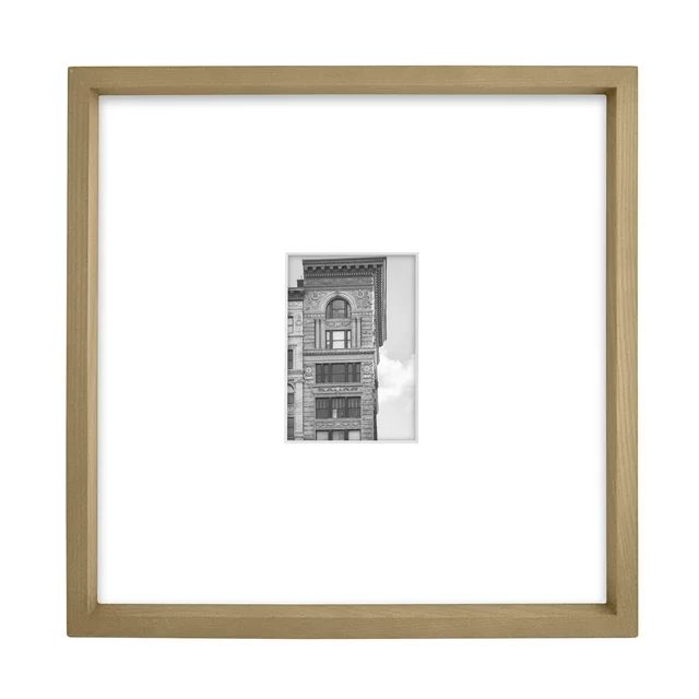 Better Homes & Gardens 18x18 Matted to 5x7 Gallery Wall Picture Frame, Natural Wood | Walmart (US)