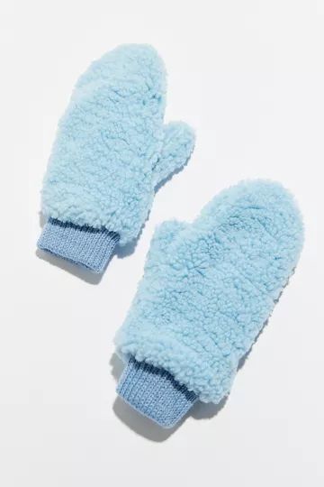 Cozy Teddy Mitten | Urban Outfitters (US and RoW)