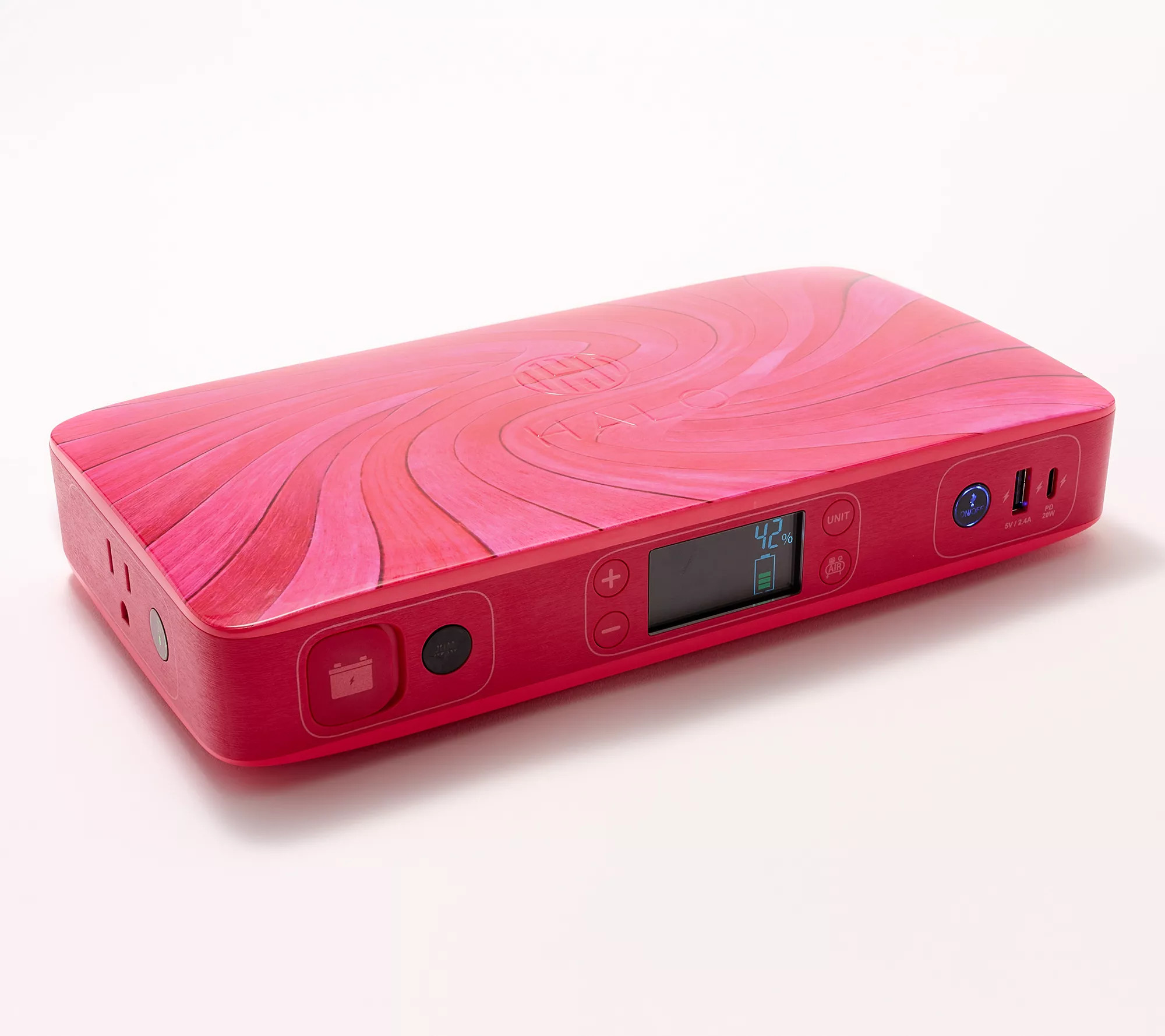 HALO Bolt Ultimate 2.0 Jump Starter, Air Compressor, with AC Outlet - QVC.com | QVC