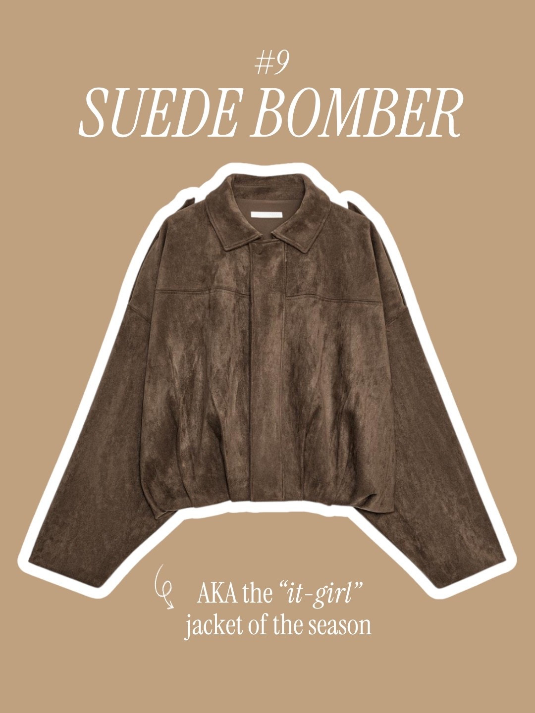 This Zara suede bomber jacket is the it-girl jacket of the season! Linked a similar from Amazon!

#LTKFindsUnder100 #LTKSeasonal #LTKStyleTip