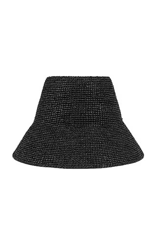 Janessa Leone Felix Bucket Hat in Black | FWRD | FWRD 