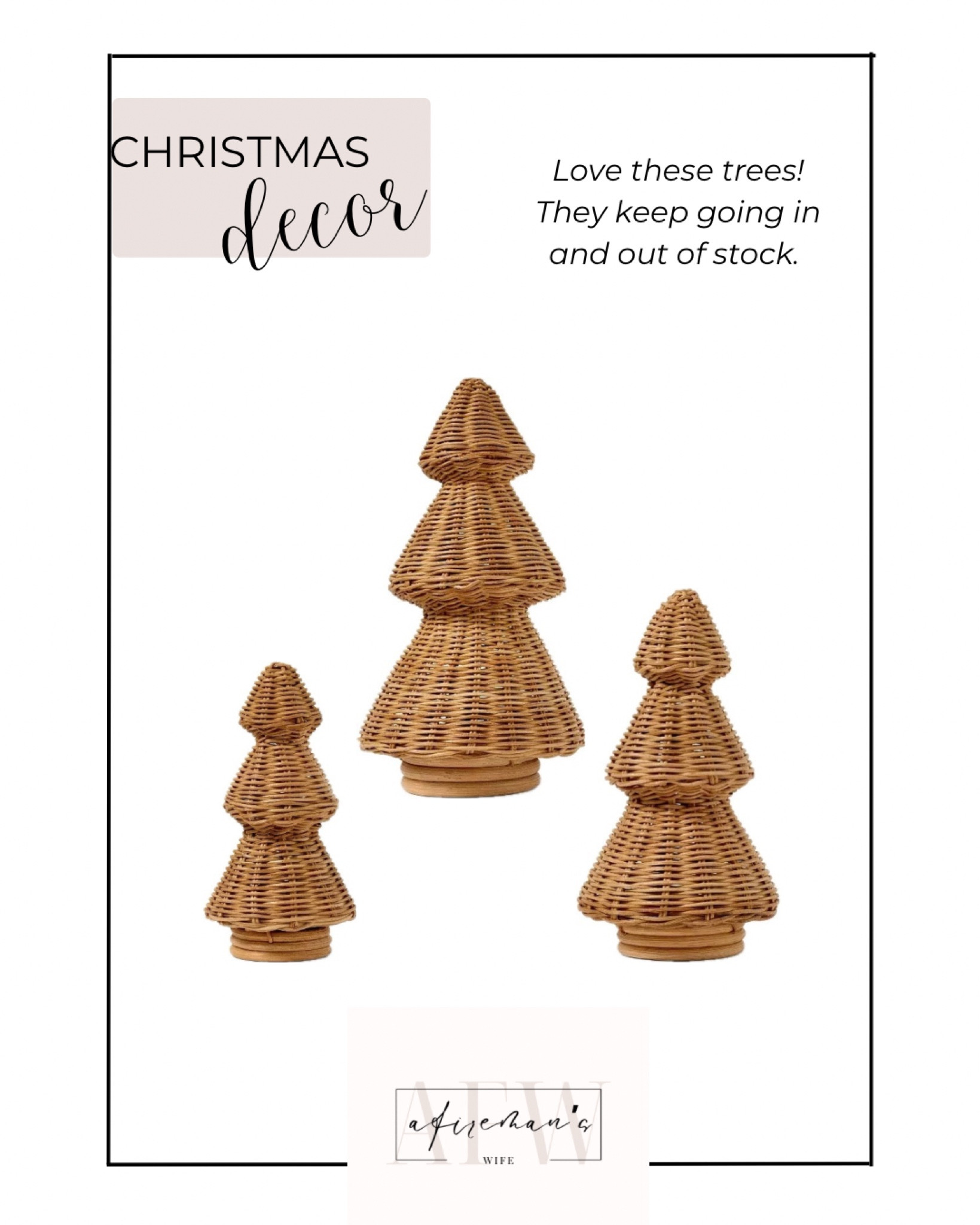 Love these beautiful rattan trees. They come in 3 sizes and seem to be in high demand as they keep going in and out of stock.  If you want them just keep checking back daily !

#LTKHome #LTKSeasonal #LTKHoliday