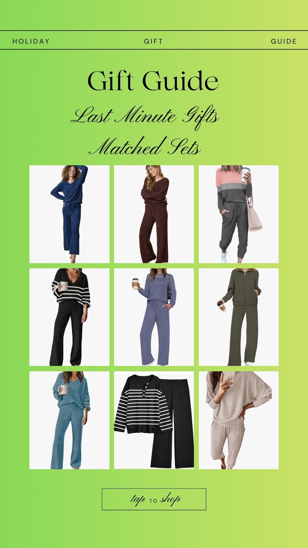 Looking for a last minute Holiday gift for Mom, Grandma or a Lady Traveler??? These cozy Matched Sets are sure to delight her! 

#LTKGiftGuide #LTKTravel #LTKOver40