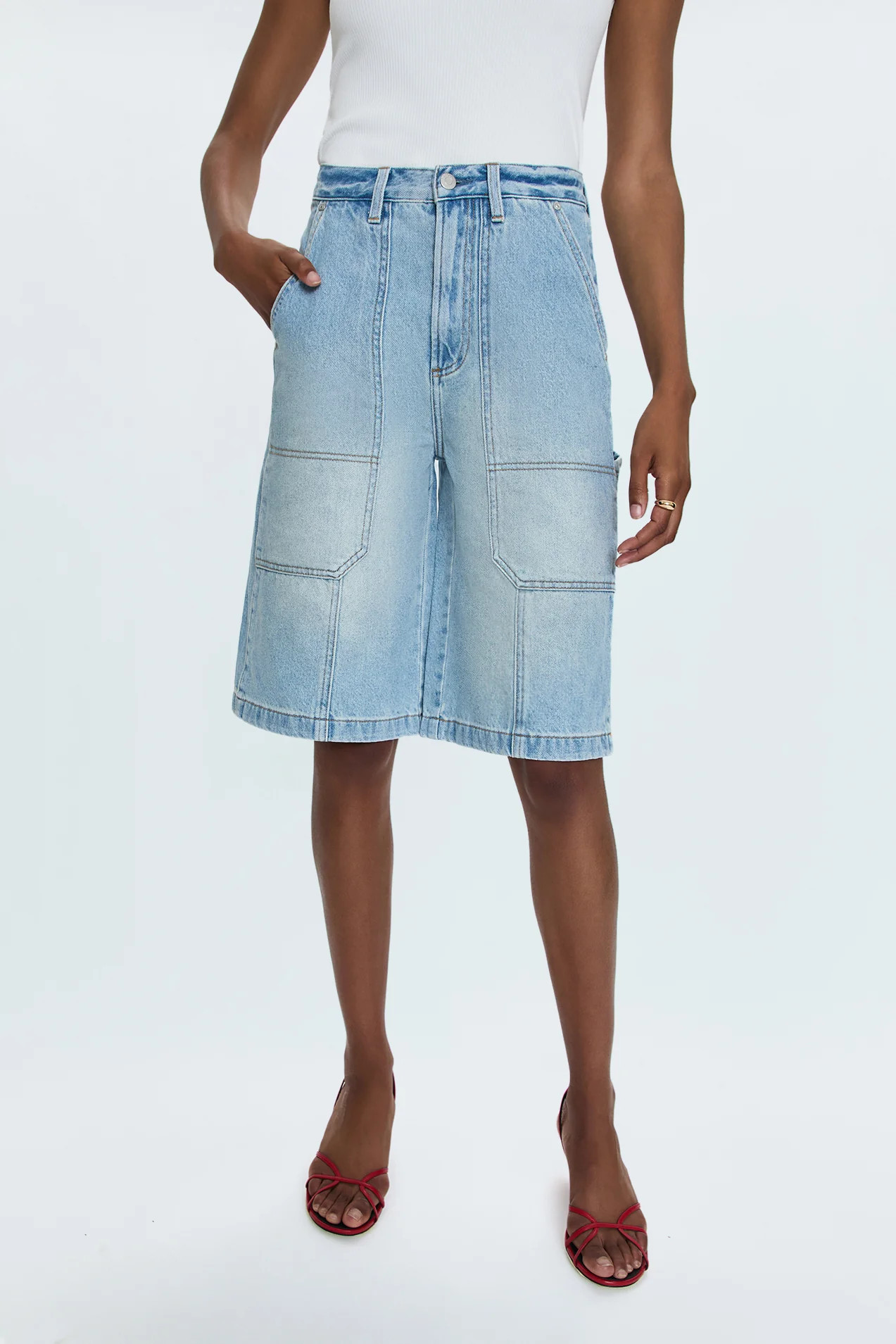 Carter Utility Short - Wimbledon | Pistola Denim