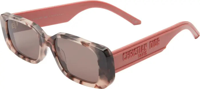 DIOR Wildior S2U 53mm Rectangular Sunglasses | Nordstrom | Nordstrom
